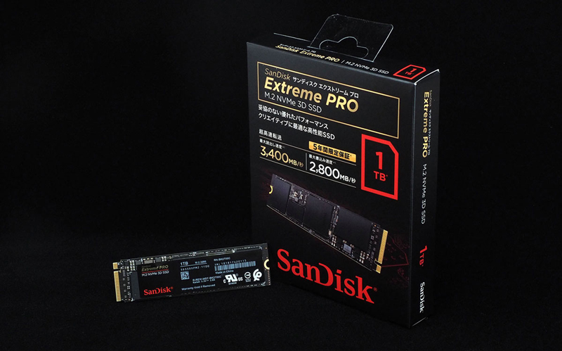 エクストリーム プロ M.2 NVMe 3D SSD