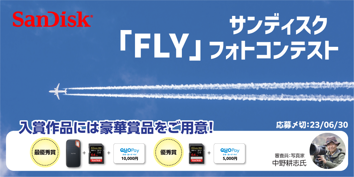 【結果発表】サンディスク 「Fly」フォトコンテスト